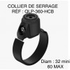 COLLIER DE SERRAGE ACIER DE D.32 À 60 M/M ref : QLP-360-HCB