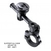 SUPPORT MOTO ALU NOIR SPC +MOUNT 3D AVEC TIGE LG + COURTE RÉF : 52871