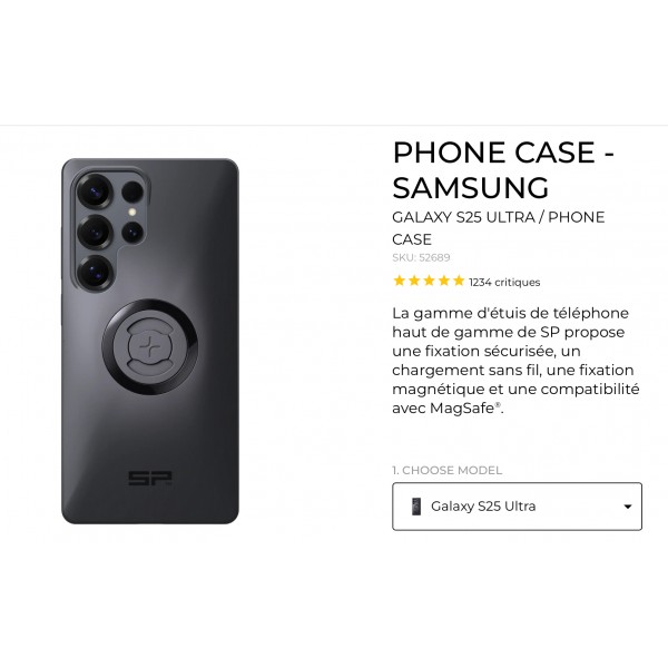 COQUE SP CONNECT SAMSUNG S25 ULTRA SPC+ réf : 52689