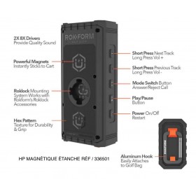 HP ÉTANCHE ET MAGNÉTIQUE G-ROK RÉF : 336501