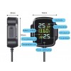 LECTEUR DE PRESSION DE PNEUS + FICHE USB 12vlts
