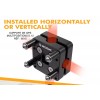 SUPPORT DE GPS MULTIPOSITIONS ALU NOIR D.12