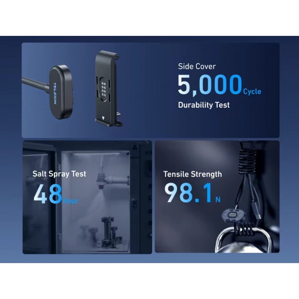 CONNECTEUR DE CHARGE MAGNÉTIQUE GO-PRO 9 à 13