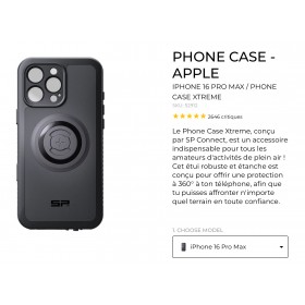 COQUE XTREME SPC+ IPHONE 16 PRO MAX RÉF : 52912