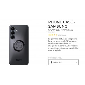 COQUE SPC+ GALAXY S25 RÉF : 52687