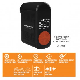 COMPRESSEUR / POWERBANK P3K RÉF : 6046