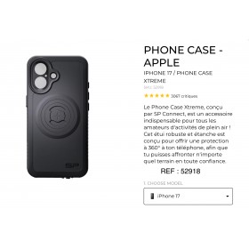 COQUE XTREME SP CONNECT IPHONE 17 RÉF : 52918
