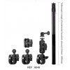 PERCHE EXTENSIBLE ALU NOIR DBE ATTACHE MINI 415 MAXI 1090 RÉF : 6049