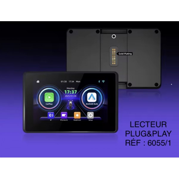 LECTEUR PLUG&PLAY 5P COMPATIBLE SUPPORT BM RÉF : 6055/1