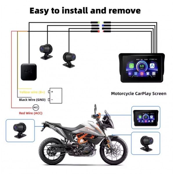 LECTEUR PLUG&PLAY + DVR 5P AVEC SUPPORT RÉF : 6061