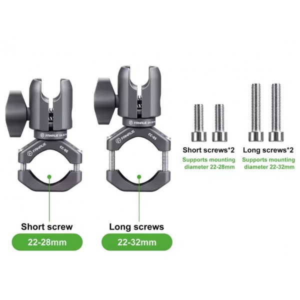SUPPORT GUIDON ALU D.25 RÉF : DA-80 PRO