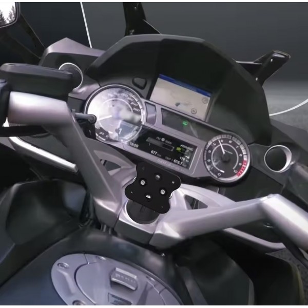 SUPPORT GPS/TELEPHONE ALU NOIR K16 BMW RÉF : 6070
