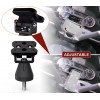 SUPPORT GPS/TELEPHONE ALU NOIR K16 BMW RÉF : 6070