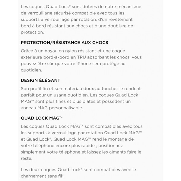 COQUE QUADLOCK PIXEL 10/10 PRO RÉF : QMC-PIX10