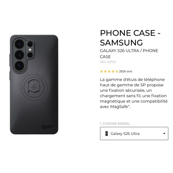 COQUE SP CONNECT SPC+ GALAXY S26 ULTRA RÉF : 52702