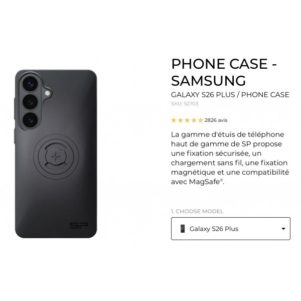 COQUE SP CONNECT SPC+ GALAXY S26+ RÉF : 52703
