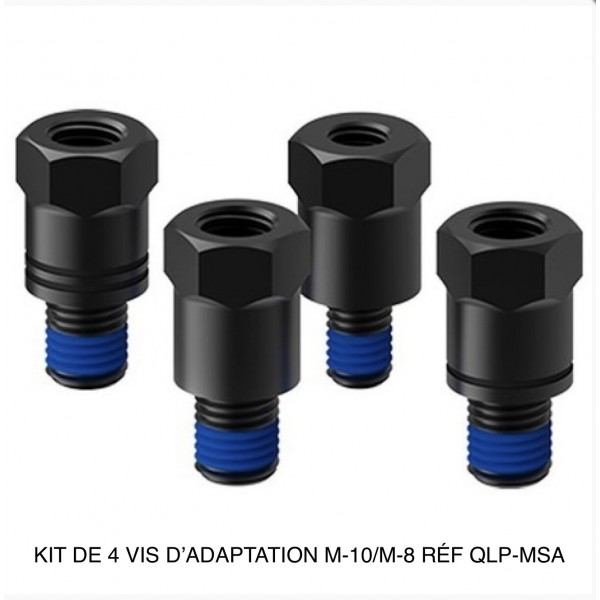 KIT DE 4 VIS D’ADAPTATION M-8 / M-10 RÉF : QLP-MSA