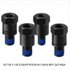 KIT DE 4 VIS D’ADAPTATION M-8 / M-10 RÉF : QLP-MSA