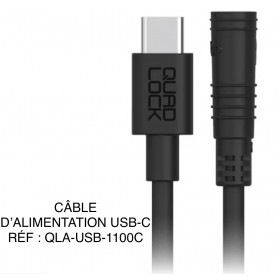 CÂBLE D’ALIMENTATION 1,10 Mt RÉF : QLA-USB-1100C
