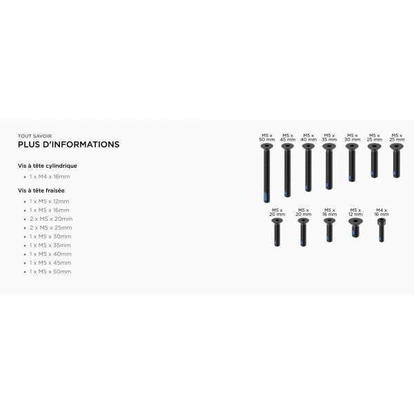 SET DE 12 VIS NOIR RÉF : QLP-RSS-PRO-2