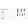 SET DE 12 VIS QUADLOCK RÉF : QLP-RSS-2