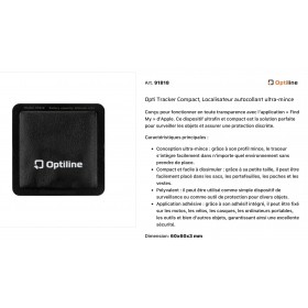 OPTI TRACKER APPLE FIND My D.60x65 RÉF : 91818
