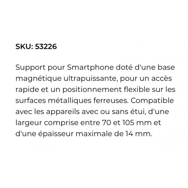 GRIFFE MAGNÉTIQUE HOLDER PRO RÉF : 53226