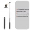 PERCHE A SELFIE ALUMINIUM NOIR LG.19 a 73 c/m RÉF : 6076