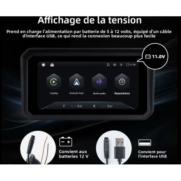 LECTEUR PLUG&PLAY 6P / USB + 12 volts RÉF : 6081