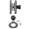Set de 2 ATTACHE + BRAS ANTI-VOL ALUMINIUM L-60 RÉF : 6084