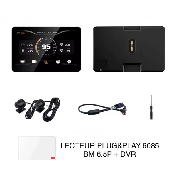 LECTEUR PLUG&PLAY BM 6.5P WONDERWHEEL + DVR RÉF : 6085