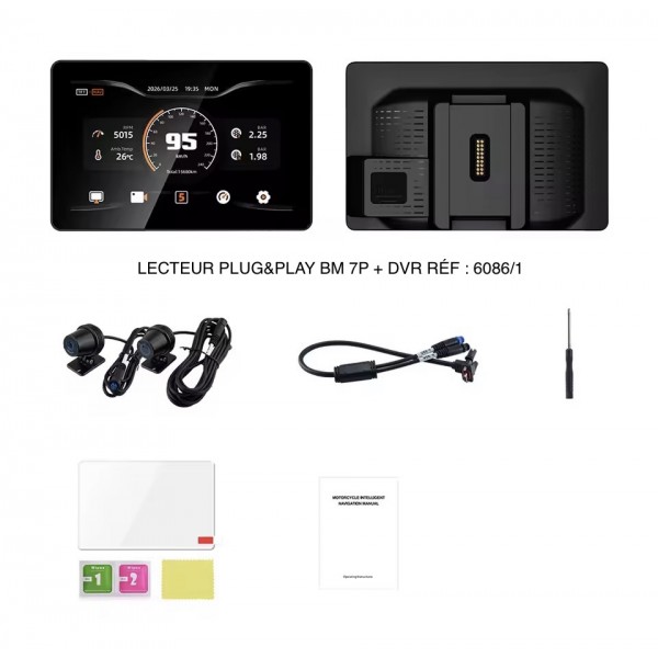 LECTEUR PLUG&PLAY BM 7 P WONDERWHEEL + DVR RÉF : 6086/1