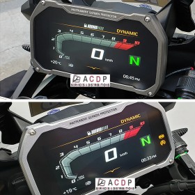 CADRE ALUMINIUM NOIR + PROTECTION ACRYLIQUE GS/GSA/F900 R