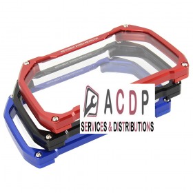 CADRE ALUMINIUM ROUGE + PROTECTION ACRYLIQUE GS/GSA/F900R