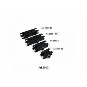 Connecteur noir 100 m/m système K 1xvis