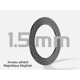 Anneau adhésif magnétique MagSafe noir