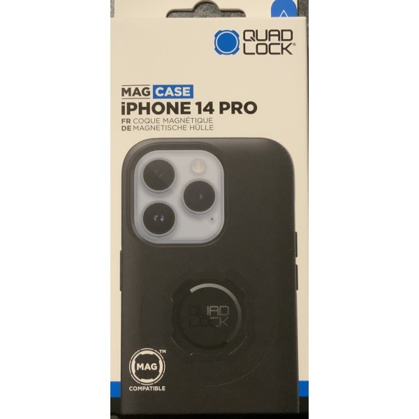 Coque magnétique QUADLOCK iPhone 14 PRO QMC-IP14M