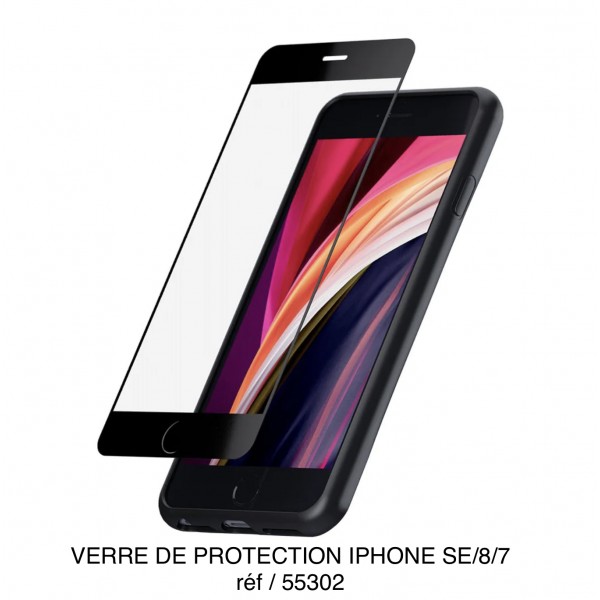 VERRE DE PROTECTION IPHONE SE/7/8 REF /55302