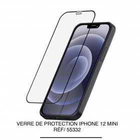 VERRE DE PROTECTION IPHONE 12 MINI RÉF / 55332