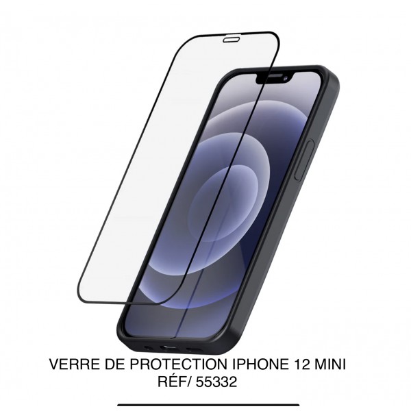 VERRE DE PROTECTION IPHONE 12 MINI RÉF / 55332