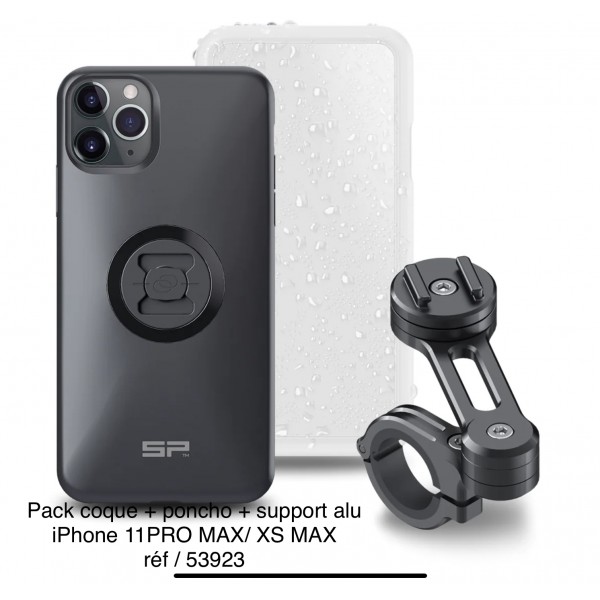 Pack - promo - coque + poncho + support alu noir iPhone 11 Pro Max / XS Max réf / 53923