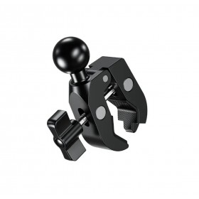 Pince aluminium noir pour guidon ou tube ( D.max 45 m/m )