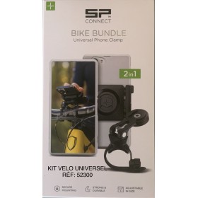 KIT VÉLO UNIVERSEL ATTACHE + PINCE ( 56-82 m/m) réf :52300
