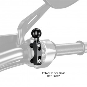 Boule RAM MOUNT pour cocottes frein/embrayage - côté véhicule