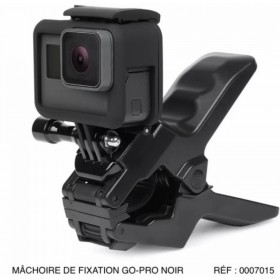 MÂCHOIRE DE FIXATION GO-PRO NOIR