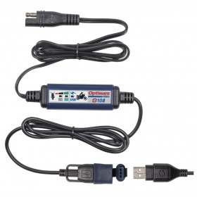 KIT CHARGEUR USB MOTO 3300mA Optimate 108kit